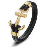 Anker armband goud