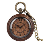 Antiek houten zakhorloge