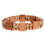 Armband van echt hout