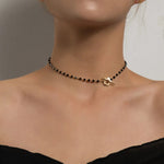 Artistieke choker ketting