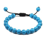 Blauwe turquoise armband