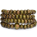 Boheemse houten armband