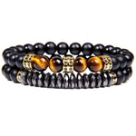 Boheemse Onyx armband