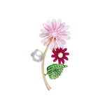 Broche orchidee