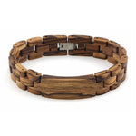 Bruine eikenhouten armband