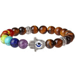 Chakra Tijgeroog armband