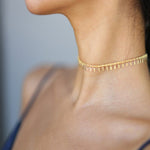 Choker ketting goud