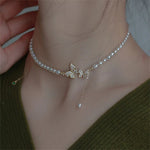 Choker ketting vlinder