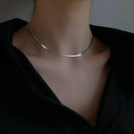 Choker ketting zilver