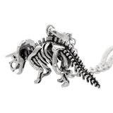 Dinosaurus skelet Triceratops hanger ketting