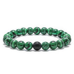 Echte groene malachiet armband