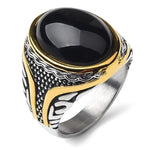 Echte Onyx ring