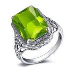 Echte peridot ring