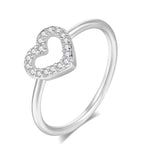 Eenvoudige hart ring