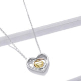 Gegraveerde hart ketting