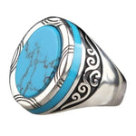 Geraffineerde turquoise ring