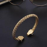 Gothic gouden bangle armband