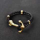 Gouden anker armband