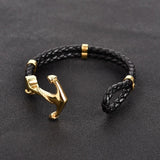 Gouden anker armband