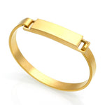 Gouden bangle armband