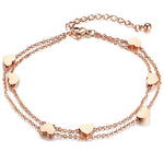 Gouden hart armband