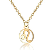 Gouden Leo Astrologische ketting