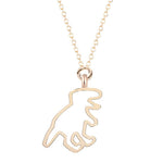 Gouden Tyrannosaurus ketting