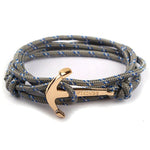 Grijze Viking anker armband