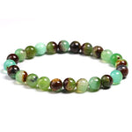 Groene jade kralenarmband