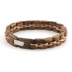 Handgemaakte houten armband