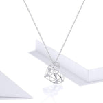 Hart ketting Origami