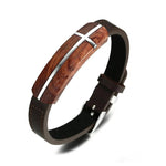 Houten kruis armband