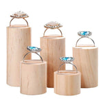 Houten ring houder