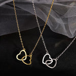 Ketting met 2 harten