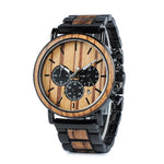 Klassieke houten horloge