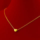 Kleine gouden hart ketting