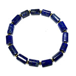 Lapis Lazuli armband staal