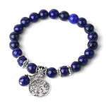 Lapis lazuli stenen Levensboom armband