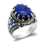 Lapis Lazuli zilveren ring