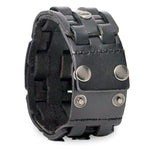 Leren armband voor motorfiets