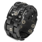 Leren armband voor motorfiets