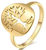 Levensboom ring goud