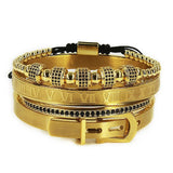 Luxe gouden bangle armband