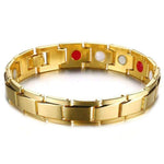 Magneet armband goud