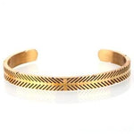 Metalen bangle armband