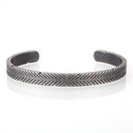 Metalen bangle armband