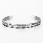 Metalen bangle armband