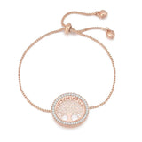 Mevensboom armband rose goud