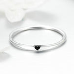 Minimalistische hart ring