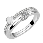 Moderne hart ring